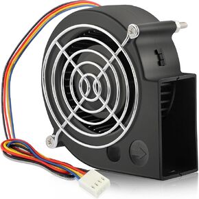 GDSTIME High Speed 97mm x 33mm 4-Pin PWM Blower 24V Dual Ball Bearing Brushless Turbine Turbo Cooling Fan