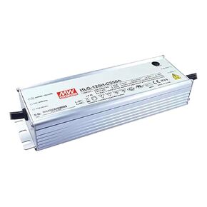 HLG-120H-C350A 150W Constant Current LED Driver - 90-305VAC Input, 350mA, IP67 Rated - Reliable Industrial Lighting Solution for Warehouses, Factories, and High Bay Applications