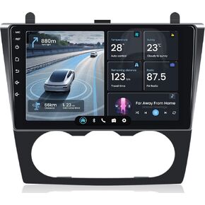 Car Radio for Nissan Altima 2007-2012: [2G+64G] 9 Inch 1280 * 800 Touchscreen Stereo with Wireless CarPlay Android Auto GPS WiFi Bluetooth FM SWC Mirror Link Backup Camera (Manual A/C)