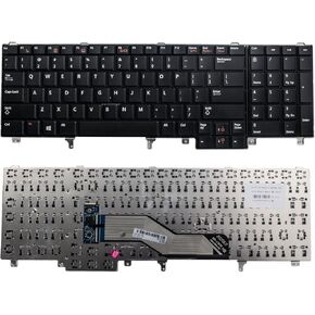 Replacement Laptop Keyboard for Dell Latitude E5520 E5520m E5530 E6520 E6530 E6540 Precision M4600 M4700 M6600 M6700 Series US Layout
