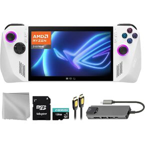 ASUS ROG Ally 2TB Gaming Handheld 7-inch Touchscreen 120Hz FHD 1080p AMD Ryzen Z1 Extreme Processor, Mytrix Hub, 128GB MicroSD Card, 4 Accessories: 5 in 1 Bundle, RC71L-ALLY.Z1X_512