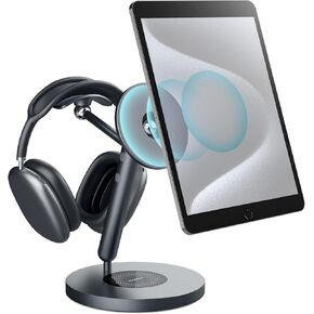 Nillkin iPad Magnetic Stand with Magsafe Ring,360° Rotating iPad Mount Stand for iPad, Reader,iPhone,Headphone, Adjustable iPad Tablet Stand Aluminum - Ideal Desk Setup Stand for Work,Live