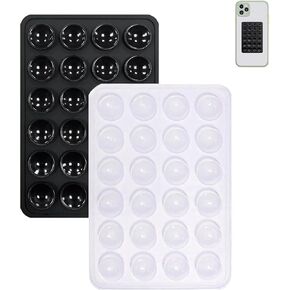 Silicone Suction Phone Case Adhesive Mount Sticky Compatible for iPhone and Android, Hands-Free Phone Accessories Holder for Tiktok, Selfies and Videos, Size-2.25″ x 3.26″ Light Pink