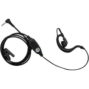 2.5mm Earpiece G Shape Headset with PTT Mic for Motorola Talkabout Radio T100 T200 T200TP T260 T260TP T265 T380 T400 T460 T600 T605 T605 T800 MH230R MR350R MT350R MS350R