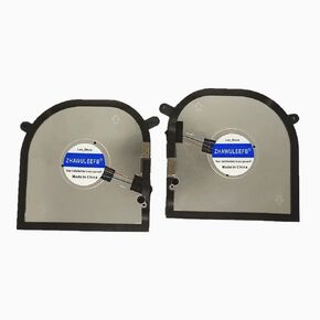 Replacement New CPU+GPU Discrete graphics card Cooling Fan for Dell XPS 17 9700 9710 9720 Precision 5750 5760 P/N:EG50060S1-C501-S9A MIN6.5 CFM EG50060S1-C511-S9A MIN;6.8 CFM DC5V 0.43A FAN