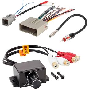 Nuith Car Radio Stereo Wire Harness Atapter Adapter For Ford 2006-2012 ، Lincoln 2006-2010 ، Mercury 2006-2009 + Universal Car Abplifier RCA Level