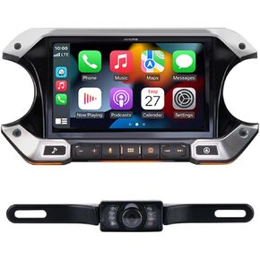 Alpine i509-WRA-JL 9-Inch Multimedia Receiver Compatible with 2018-Up Jeep® Wrangler and 2020-Up Gladiator with DICA License Plate Camera