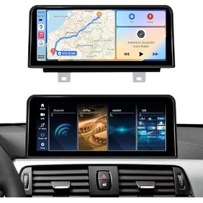 10.25 Inch 1920 * 720 Android Auto Rasio for BMW 1 2 3 4 Series F20 F21 F22 F30 F31 F32 F33 Wireless Carplay Car Radio Touch Screen Multimedia Player Stereo NBT System