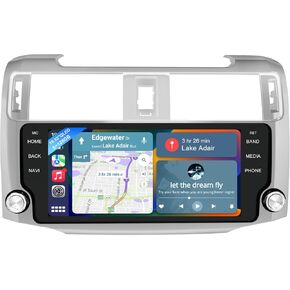 Car Radio for Toyota 4 Runner 2010-2019,10.33''QLED Screen with Wireless CarPlay Android Auto,6+128GB,Android 12 Head Unit,Fm/Am, GPS,Bluetooth