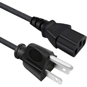 8ft Power Cord Replacement for Edison Professional ST-3000 M2000 Loud Speaker PA Party System M-6000 M-7500 PA High Power Speakers 3 Prong C13 AC Cable