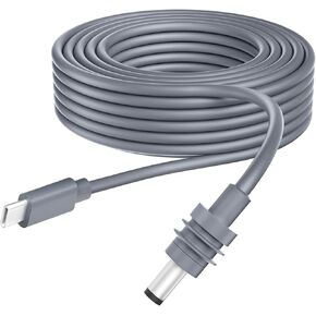 Power Cable for Starlink Mini, PD 100W USB-C/Type C to DC Fast Charging Cord 6.6 FT, Outdoor Waterproof