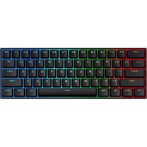 JOMKIZ MCHOSE ACE 60 60% Wired Magnetic Switch Mechanical Gaming Keyboard, Rapid Trigger Hall Effect Keyboard, Adjustable Actuation, 16 Million Colors RGB Lighting, RGB HotSwap, for PC/Mac, Black