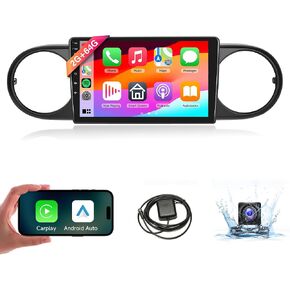 2G+64G Car Radio for Scion xB 2007-2019, Rimoody Android Car Stereo Carplay Android Auto 9 Inch Touch Screen Mirror Link Bluetooth FM/RDS GPS WiFi EQ SWC Backup Camera