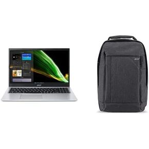 Acer Aspire 1 A115-32-C96U Laptop | 15.6" FHD | Celeron N4500 | 4GB DDR4 | 128GB eMMC | WiFi 5 | MS 365 Personal 1-Year Subscription | Win 11 Home in S Mode 15.6" Gray Travel Backpack