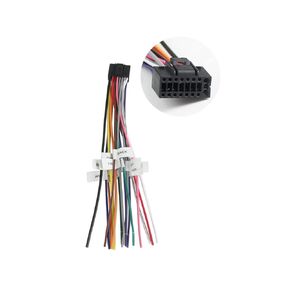 16Pin Android Car Radio Stereo Power on Harness Test Start Wire Cable for Aftermarket Android Radio Stereo with 16pin Power Socket
