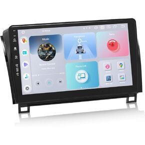 Roadanvi X12 Car Stereo for Toyota Tundra 2007-2013,Wireless Carplay, Android Auto,Car Radio, 1280x720, QLED, Head Unit, WiFi 4G LTE, 8 Core, GPS Navigation, 10.2" Touch Screen 4G+64G