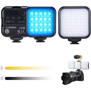 GODOX LITEMONS LED6R RGB LED Video Light+GODOX LED6Bi LED Video Light