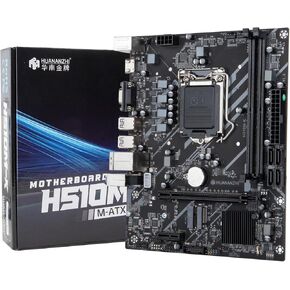 Computer Motherboard, HUANANZHI H510M-K Micro-ATX Gaming PC Motherboard（INT 10/11gen, Core/Pentium/CeLeRON Series Processors, DDR4 64G, SATA3.0 6Gbps, LGA 1200 Motherboard for PC Computer Desktop