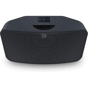 Bluesound Pulse Mini 2i Compact Wireless Multi-Room Smart Speaker with Bluetooth - Black - Compatible with Alexa and Siri