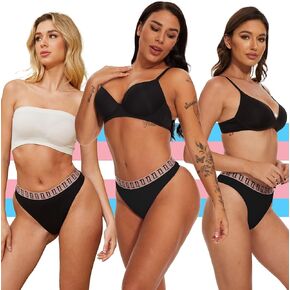 سراويل داخلية رفيعة من نوع Gaff للأفراد المتحولين جنسيًا MTF (3 أزواج مريحة، مخفية للغاية، ملائمة للنشاط) in Kuwait