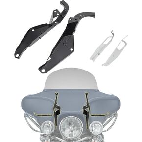 Batwing Fairing Bracket Inner Fairing Speaker Support Bracket Kit for Harley Touring Street Glide FLHX Electra Glide FLHT 1996-2013