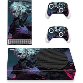 PlayVital Raging Zombie Custom Vinyl Skins for Xbox Core Wireless Controller, Wrap Decal Cover Stickers for Xbox Series S Console Controller