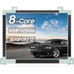 Car Radio Upgrade Dash Kit for Dodge Ram 1500 2500 3500 2013-2018，Android 12 Touch Screen Stereo with Wireless CarPlay Android Auto，8Core 2+32GB (Only for Manual AC)