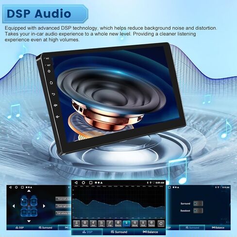 [2+64G] NHOPEEW Car Radio for Ford F150 F-150 F 150 2009-2012 - Wireless Carplay and Android Auto - 9 Inch Touchscreen Android Car Stereo with DSP/Multiple UI/GPS/WiFi/SWC + AHD Backup Camera in Kuwait