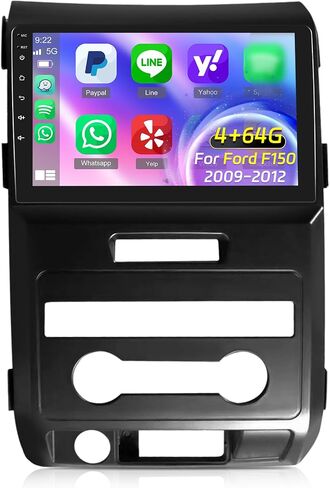 [2 + 64g] راديو سيارة NHOPEEW لـ FORD F150 F -150 F 150 2009-2012 - CARPLAY اللاسلكي و Android AUTO - 9 بوصة شاشة تعمل باللمس باستخدام CAREO DSP/GPS/WIFI/SWC + AHD in Kuwait