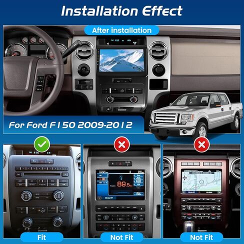[2 + 64g] راديو سيارة NHOPEEW لـ FORD F150 F -150 F 150 2009-2012 - CARPLAY اللاسلكي و Android AUTO - 9 بوصة شاشة تعمل باللمس باستخدام CAREO DSP/GPS/WIFI/SWC + AHD in Kuwait