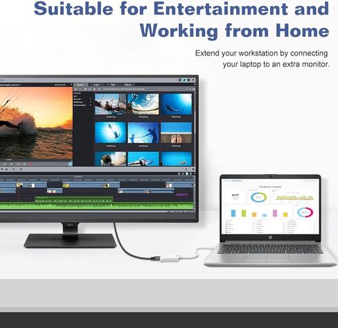 Mini DisplayPort to HDMI Adapter for Mac Mini Late 2012 Mini DP to HDMI Adapter Compatible with MacBook Air/Pro, Microsoft Surface Pro/Dock, Projector and More 2-Pack in Kuwait