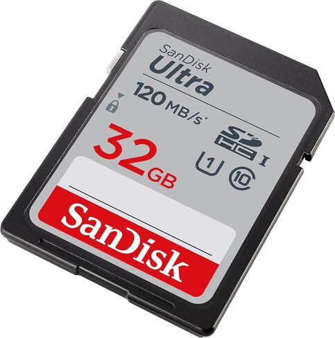 SanDisk 32GB Ultra SDHC UHS-I Memory Card - 120MB/s, C10, U1, Full HD, SD Card - SDSDUN4-032G-GN6IN [Older Version] in Saudi Arabia