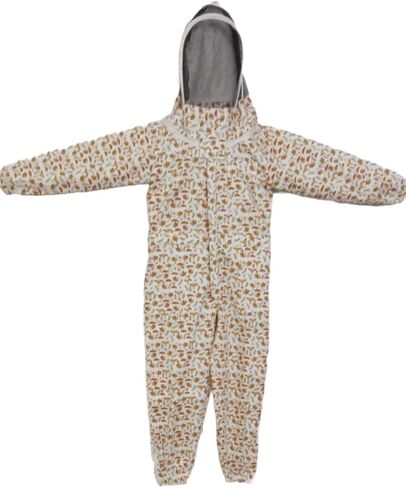 FOREST BEEKEEPING SUPPLY- Kids Full Body Bee Suit. Cotton twill soft to Children’s skin tuff to bee Stings with Veil in Kuwait