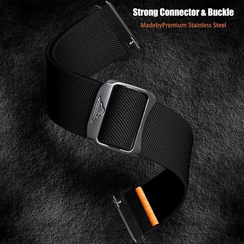 Compatible for Drwvgjk Smart Watch Bands, Quick Release Stretchy Solo Loop Adjustable Nylon Replacement Straps Compatible for Drwvgjk P45 Pro, P45, P95, S37 Smart Watch in Kuwait