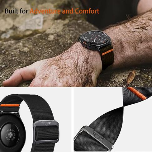 Compatible for Drwvgjk Smart Watch Bands, Quick Release Stretchy Solo Loop Adjustable Nylon Replacement Straps Compatible for Drwvgjk P45 Pro, P45, P95, S37 Smart Watch in Kuwait