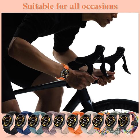 Magnetic Braided Watch Bands Compatible with Garmin Venu 3 45mm/Venu 2/Garmin vivoactive 4/Garmin Forerunner 265/255/255 Music,22mm Wristband,Replacement Nylon Sport Strap for Women Men in Kuwait