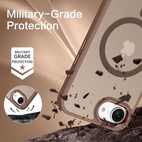 BENTOBEN for iPhone 16e Case, Magnetic iPhone 16e Phone Case [Compatible with Magsafe] Translucent Matte Phone Case iPhone 16e Slim Fit Shockproof Protective Cover for iPhone 16e 2025, Desert Titanium in Saudi Arabia