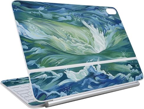 Skin Compatible with Apple Magic Keyboard for iPad Air 11-inch (M3) 2025 - Plaid - Premium 3M Vinyl Protective Wrap Decal Cover - Easy to Apply | Crafted in The USA by MightySkins in Saudi Arabia