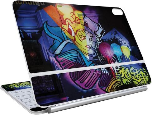 Skin Compatible with Apple Magic Keyboard for iPad Air 11-inch (M3) 2025 - Plaid - Premium 3M Vinyl Protective Wrap Decal Cover - Easy to Apply | Crafted in The USA by MightySkins in Saudi Arabia