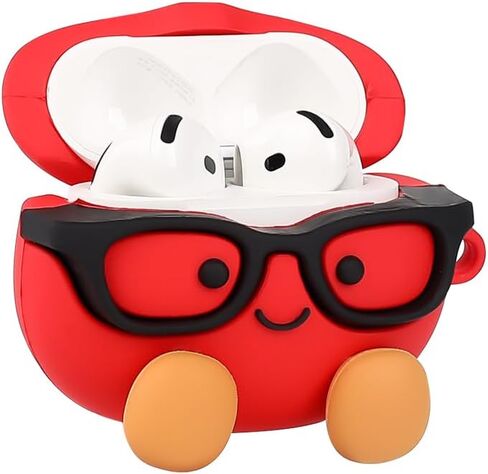 حالة لطيفة لـ AirPods الجيل الرابع ، لخطوط الأذن اللاسلكية 4 سماعات أذن لاسلكية ، وغطاء كرتون سليكون XMBYGY CASTAIN in Kuwait