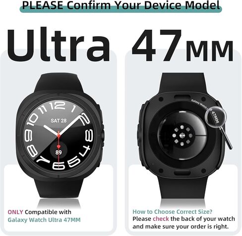 متوافق مع Galaxy Watch Ultra 47mm LTE Band ، Women Soft Silicone Glitter Clear Sport Strap متوافق مع Galaxy Watch Ultra 47mm LTE Smartwatch in Kuwait