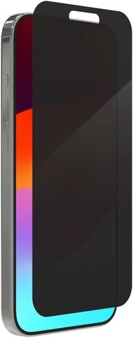 ZAGG InvisibleShield Glass Privacy 360 iPhone 16/15 Screen Protector - 4-Way Privacy Filter, 5X Stronger with Reinforced Edges, Scratch & Smudge-Resistant Surface, Install Tray Included in Saudi Arabia