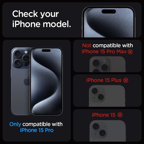 ZAGG InvisibleShield Glass Privacy 360 iPhone 16/15 Screen Protector - 4-Way Privacy Filter, 5X Stronger with Reinforced Edges, Scratch & Smudge-Resistant Surface, Install Tray Included in Saudi Arabia