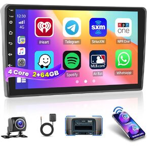 2+64G Screen for Toyota Camry 1997 1998 1999 2000 2001 2002 2003 CarPlay Stereo Android 13 Car Radio 9 Inch Touchscreen Android Auto Backup Camera GPS FM RDS DSP 26UI