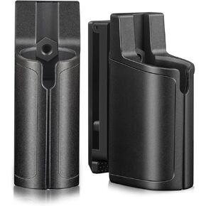 ULTRAFIRE Flashlight Holder for Duty Belt 2 Pack, Tactical Rotatable MOLLE Torch Holster Fits 1.06" - 1.18" Diameter Flashlights, Belt Clip Tactical Torch Carry Case for Police, Law Enforcement W65