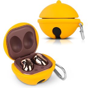Case for Samsung Galaxy Buds FE (2023) / Buds2 Pro (2022) / Buds 2 (2021) / Buds Pro (2021) / Buds Live (2020) Earbuds, Suublg Silicone Cover and Cute Cartoon Skin Design for Woman Man