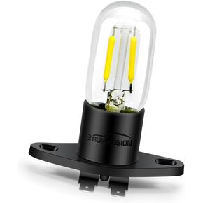 Ruiandsion Z187 Base LED Microwave Lamp Bulb 125V 110V-130V for Universal Pear Oven Lamp, White