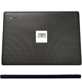 استبدال LCD LCD الغطاء الخلفي الخلفي الغطاء مع غطاء المفصلات لـ HP Chromebook 11 G9 EE 11MK G9 EE M44249-001 M55115-001 M44252-001 L44252-001 Black