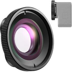 Neewer 2x Lens Mission 7-10cm مسافة بؤرية ، إغلاق الماكرو للتصوير الفوتوغرافي متوافق مع GoPro Hero 13 12 11 10 9 Action Camera ، وليس مقاوم للماء ، LS-65