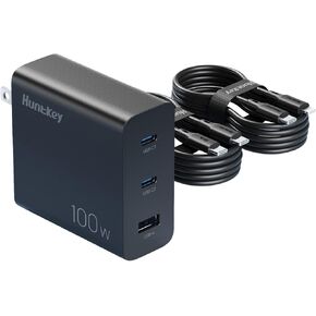 Type C Charger Fast Charging Samsung Chargers Block 45W USB-C Power Adapter مع كابل 100 واط لـ Samsung Galaxy S24 Ultra و Samsung Tablet و iPhone و Google Pixel (حزمة 2)